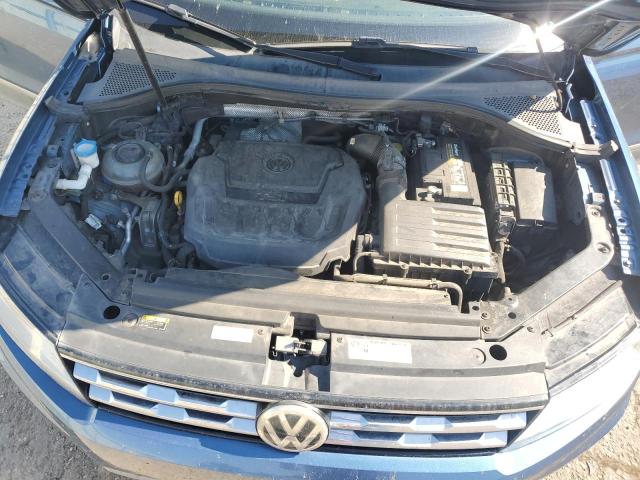 3VV3B7AX4JM170678 - 2018 VOLKSWAGEN TIGUAN SE BLUE photo 11