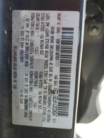 JM3KE2CYXF0516051 - 2015 MAZDA CX-5 TOURING GRAY photo 13