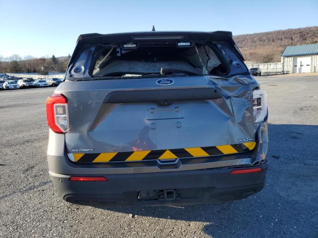 1FM5K8AB0MGB96562 - 2021 FORD EXPLORER POLICE INTERCEPTOR 灰色 照片 6
