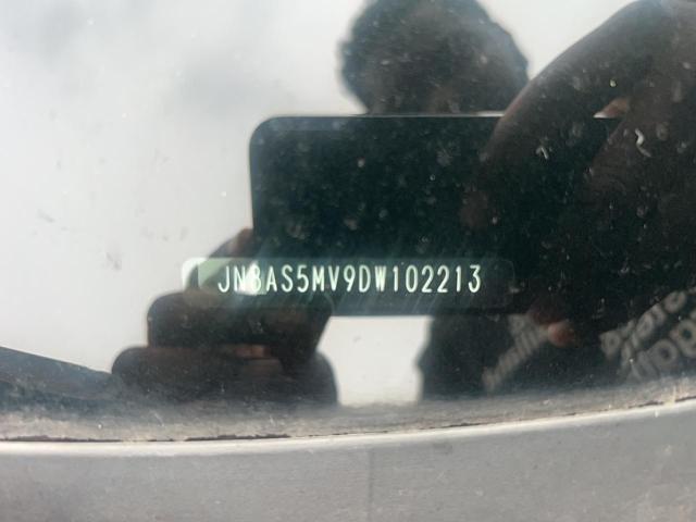 JN8AS5MV9DW102213 - 2013 NISSAN ROGUE S 红色 照片 10