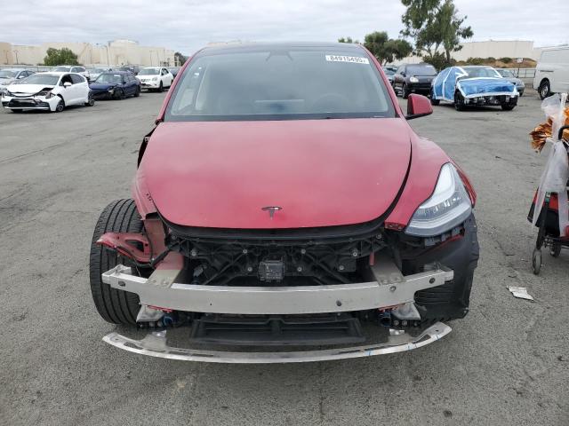 5YJYGDEE8MF139889 - 2021 TESLA MODEL Y Կարմիր լուսանկար 5