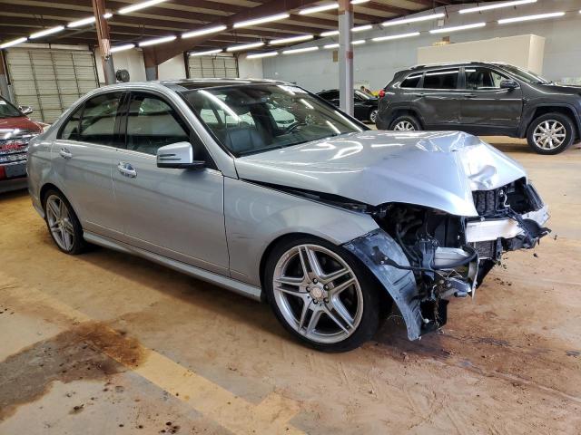 WDDGF8AB5DA780045 - 2013 MERCEDES-BENZ C 300 4MATIC SILVER photo 4