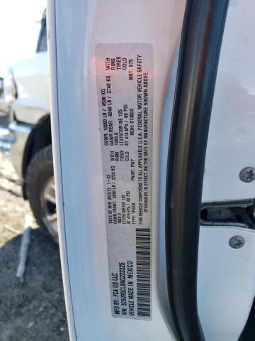 3C6UR5CL6NG223325 - 2022 RAM 2500 TRADESMAN თეთრი ფოტო 12