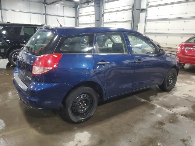 2T1KR32E24C257682 - 2004 TOYOTA COROLLA MA XR BLUE photo 3