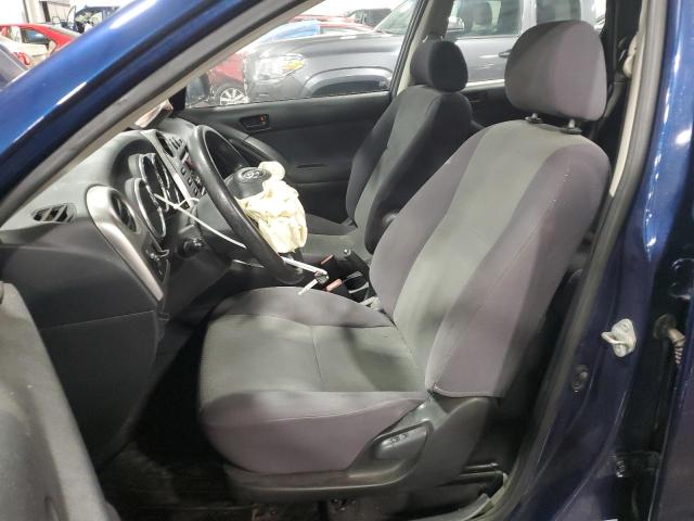 2T1KR32E24C257682 - 2004 TOYOTA COROLLA MA XR BLUE photo 7