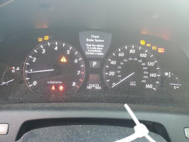 JTHBL46F785061202 - 2008 LEXUS LS 460 SILVER photo 9