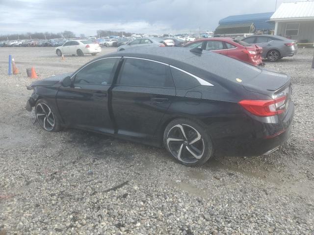 1HGCV1F35KA018062 - 2019 HONDA ACCORD SPORT Schwarz Foto 2