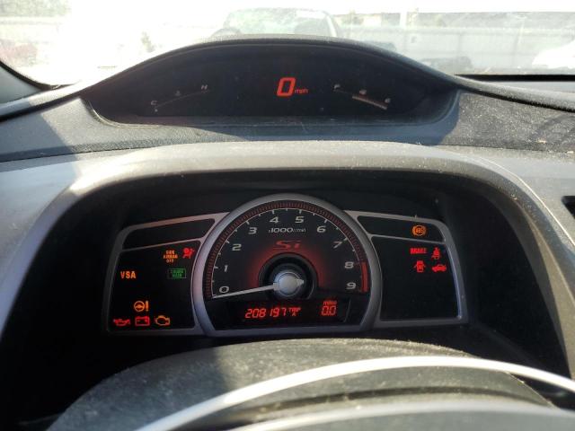 2HGFA55567H707197 - 2007 HONDA CIVIC SI SILVER photo 9