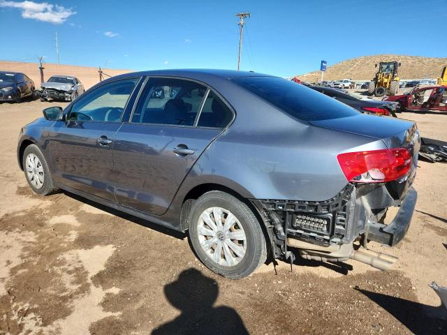 3VW2K7AJ1DM382381 - 2013 VOLKSWAGEN JETTA BASE Մոխրագույն լուսանկար 2