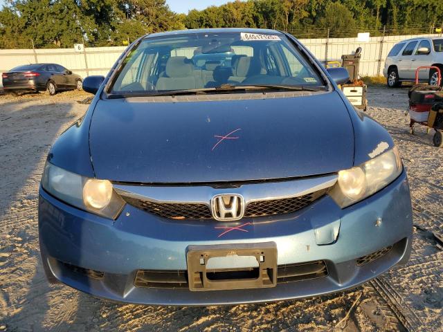 2HGFA16839H360187 - 2009 HONDA CIVIC EX BLUE photo 5