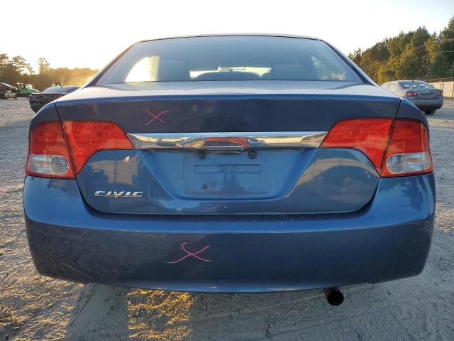 2HGFA16839H360187 - 2009 HONDA CIVIC EX BLUE photo 6