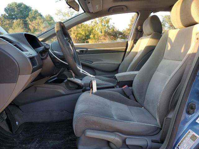 2HGFA16839H360187 - 2009 HONDA CIVIC EX BLUE photo 7