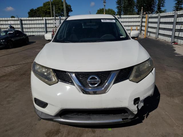 KNMAT2MT2GP651837 - 2016 NISSAN ROGUE S WHITE photo 5