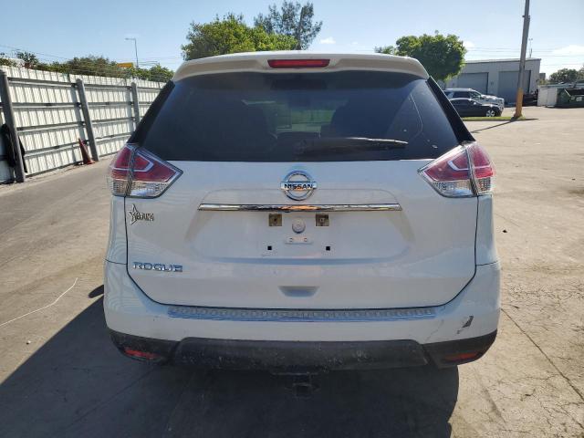 KNMAT2MT2GP651837 - 2016 NISSAN ROGUE S WHITE photo 6