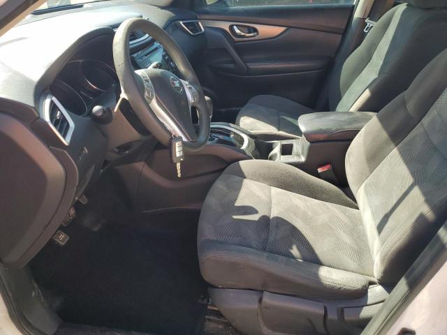 KNMAT2MT2GP651837 - 2016 NISSAN ROGUE S WHITE photo 7