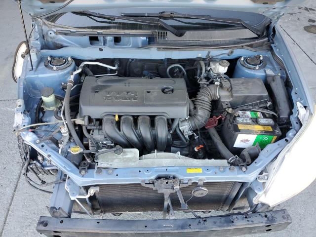 2T1KR32E28C701455 - 2008 TOYOTA COROLLA MA XR BLUE photo 11