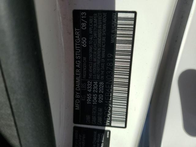 WDDSJ4EB6EN037819 - 2014 MERCEDES-BENZ CLA 250 თეთრი ფოტო 12