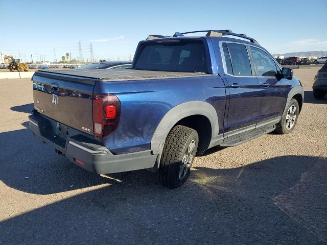 5FPYK3F66JB010620 - 2018 HONDA RIDGELINE RTL Синий фото 3