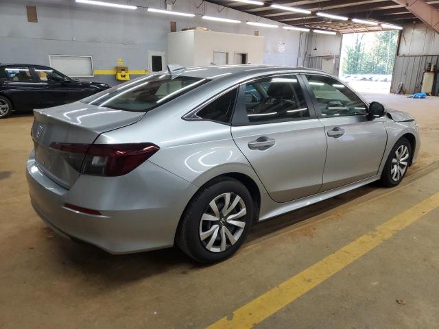 2HGFE2F25SH599204 - 2025 HONDA CIVIC LX SILVER photo 3