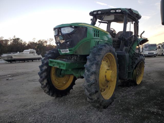 1L06155RVLH970533 - 2020 JOHN DEERE 6150 GREEN photo 2