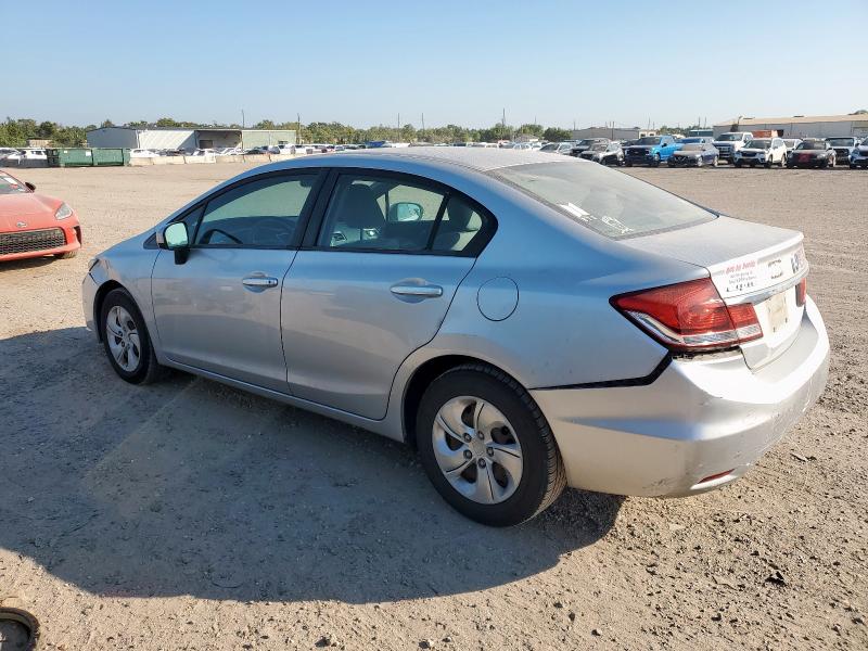 2HGFB2F51FH537050 - 2015 HONDA CIVIC LX SILVER photo 2