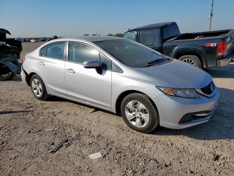 2HGFB2F51FH537050 - 2015 HONDA CIVIC LX SILVER photo 4