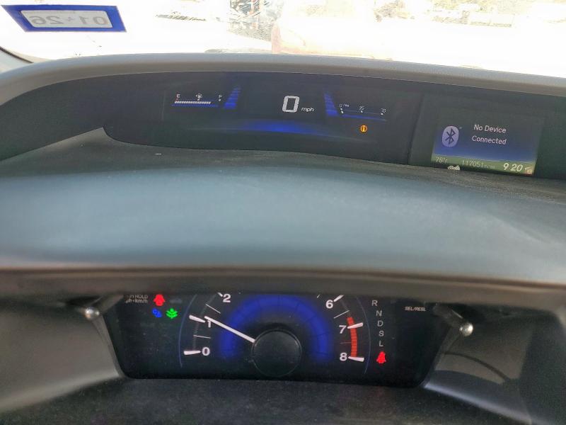 2HGFB2F51FH537050 - 2015 HONDA CIVIC LX SILVER photo 9