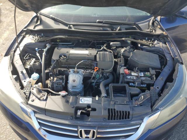 1HGCR2F8XEA096282 - 2014 HONDA ACCORD EXL BLUE photo 11