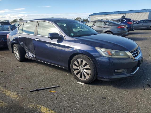 1HGCR2F8XEA096282 - 2014 HONDA ACCORD EXL BLUE photo 4