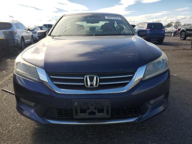 1HGCR2F8XEA096282 - 2014 HONDA ACCORD EXL BLUE photo 5