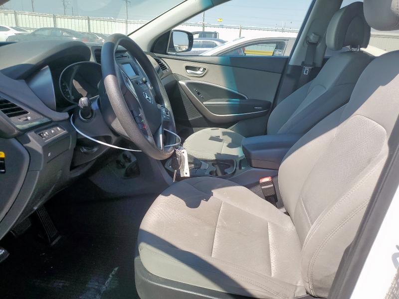 5XYZU3LBXFG281429 - 2015 HYUNDAI SANTA FE S WHITE photo 7
