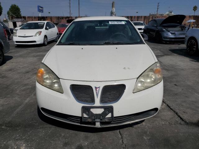 1G2ZG58N174105024 - 2007 PONTIAC G6 BASE WHITE photo 5