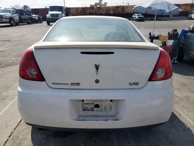 1G2ZG58N174105024 - 2007 PONTIAC G6 BASE WHITE photo 6