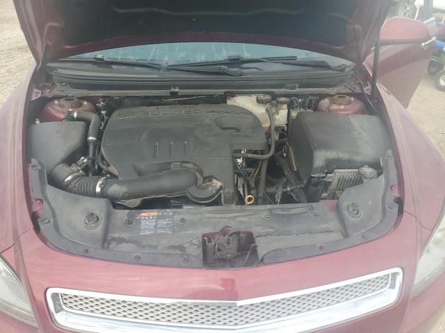 1G1ZE5E19BF105152 - 2011 CHEVROLET MALIBU LTZ Бордовый фото 11