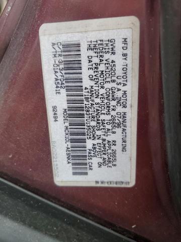 4T1BF12B3TU135025 - 1996 TOYOTA AVALON XL 红色 照片 12