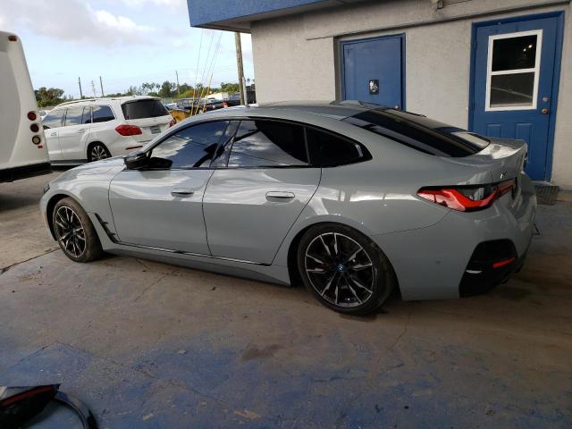 WBY33AW0XRFS38108 - 2024 BMW I4 M50 GRAY photo 2