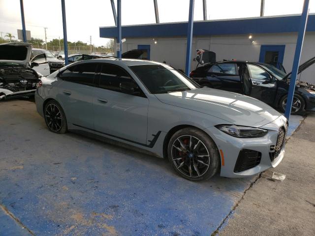 WBY33AW0XRFS38108 - 2024 BMW I4 M50 GRAY photo 4