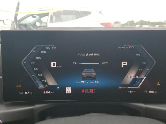 WBY33AW0XRFS38108 - 2024 BMW I4 M50 GRAY photo 9