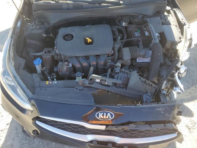 3KPF24AD2KE025585 - 2019 KIA FORTE FE შავი ფოტო 11