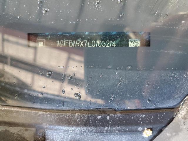 1G1FB1RX7L0103214 - 2020 CHEVROLET CAMARO LS BLACK photo 12