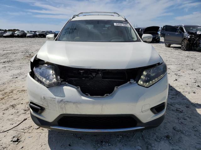 5N1AT2MV0EC860186 - 2014 NISSAN ROGUE S WHITE photo 5