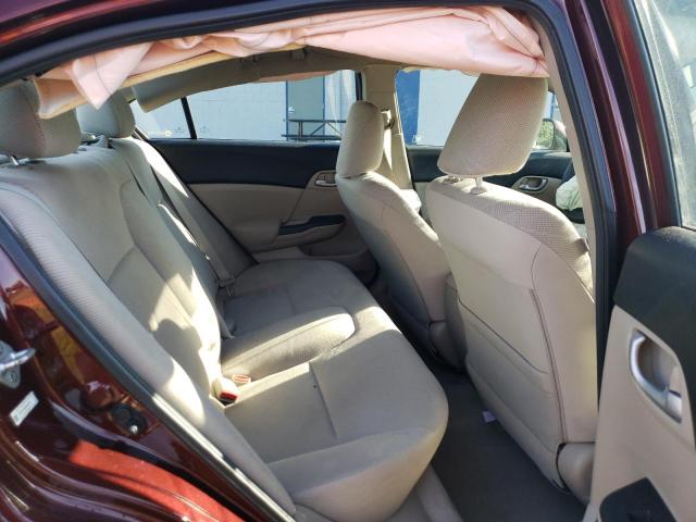 19XFB2F50CE344345 - 2012 HONDA CIVIC LX Qırmızı foto 10
