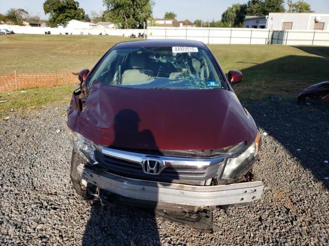 19XFB2F50CE344345 - 2012 HONDA CIVIC LX Qırmızı foto 5