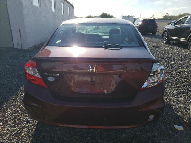 19XFB2F50CE344345 - 2012 HONDA CIVIC LX Qırmızı foto 6