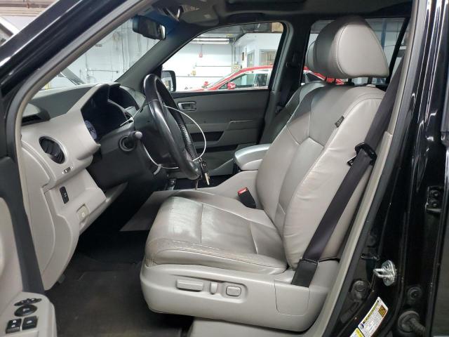 5FNYF48629B034862 - 2009 HONDA PILOT EXL Чорний фото 7