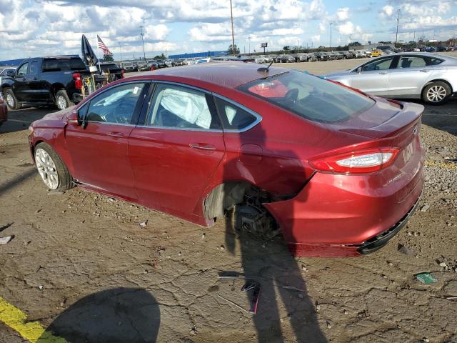 3FA6P0K98DR351932 - 2013 FORD FUSION TITANIUM Qırmızı foto 2
