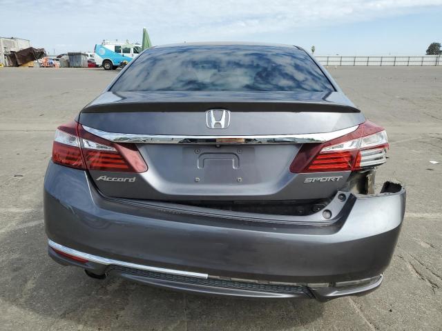1HGCR2F51GA154384 - 2016 HONDA ACCORD SPORT Сірий фото 6