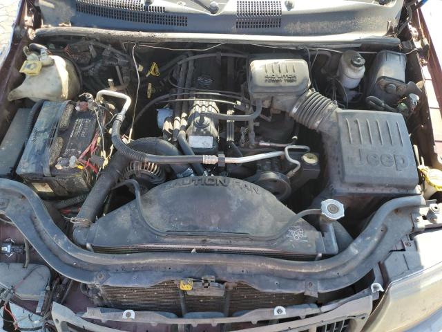 1J4GW48SXYC316326 - 2000 JEEP GRAND CHER LAREDO მუქწითელი ფოტო 12