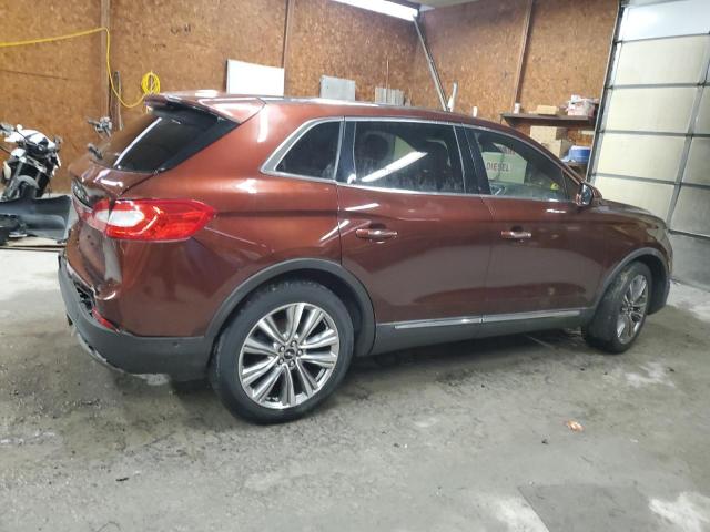 2LMPJ8LP3GBL29092 - 2016 LINCOLN MKX RESERVE Շագանակագույն լուսանկար 3