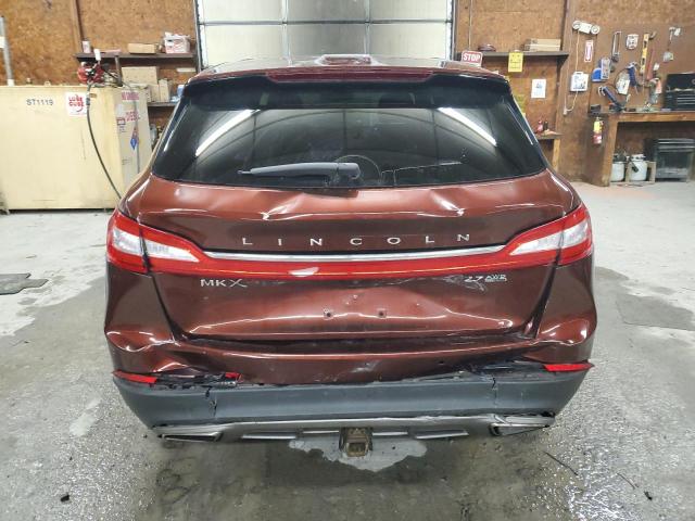 2LMPJ8LP3GBL29092 - 2016 LINCOLN MKX RESERVE Շագանակագույն լուսանկար 6